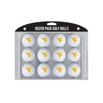 West Virginia Mountaineers 12-Pack Team Golf Ball Set