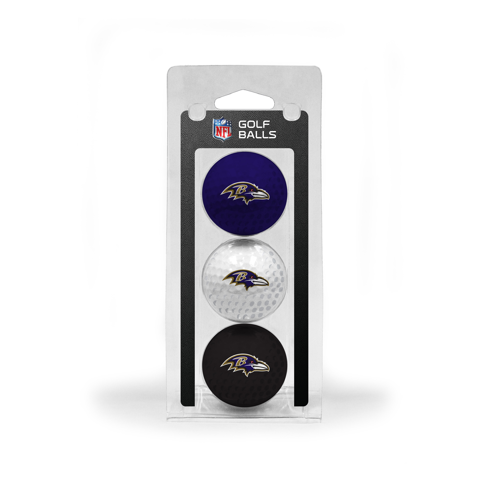 Baltimore Ravens 3-Pack Multi-Colored Team Golf Ball Set Baltimore Ravens 3-Pack Multi-Colored Team Golf Ball Set
