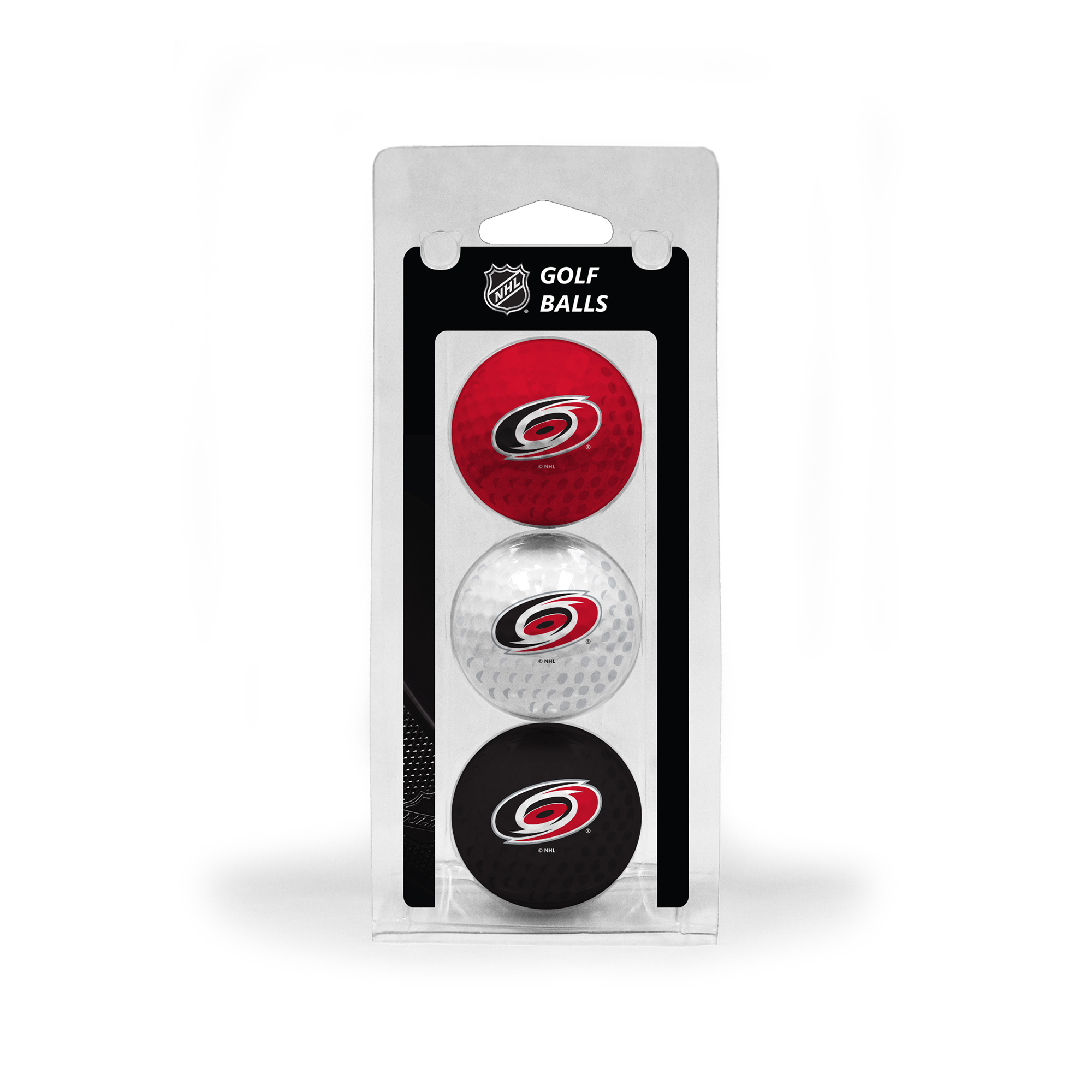 Carolina Hurricanes 3-Pack Multi-Colored Team Golf Ball Set Carolina Hurricanes 3-Pack Multi-Colored Team Golf Ball Set
