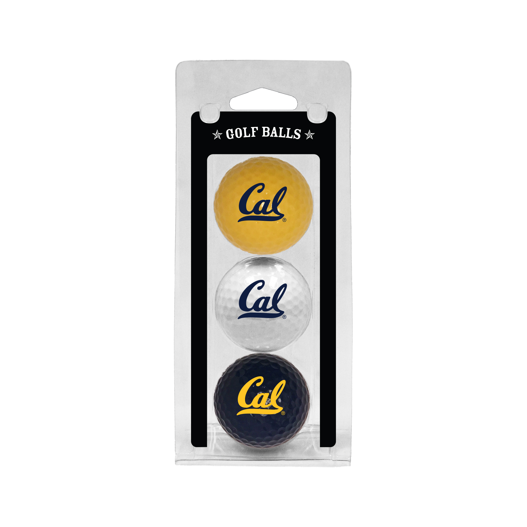 Cal Bears 3-Pack Multi-Colored Team Golf Ball Set Cal Bears 3-Pack Multi-Colored Team Golf Ball Set