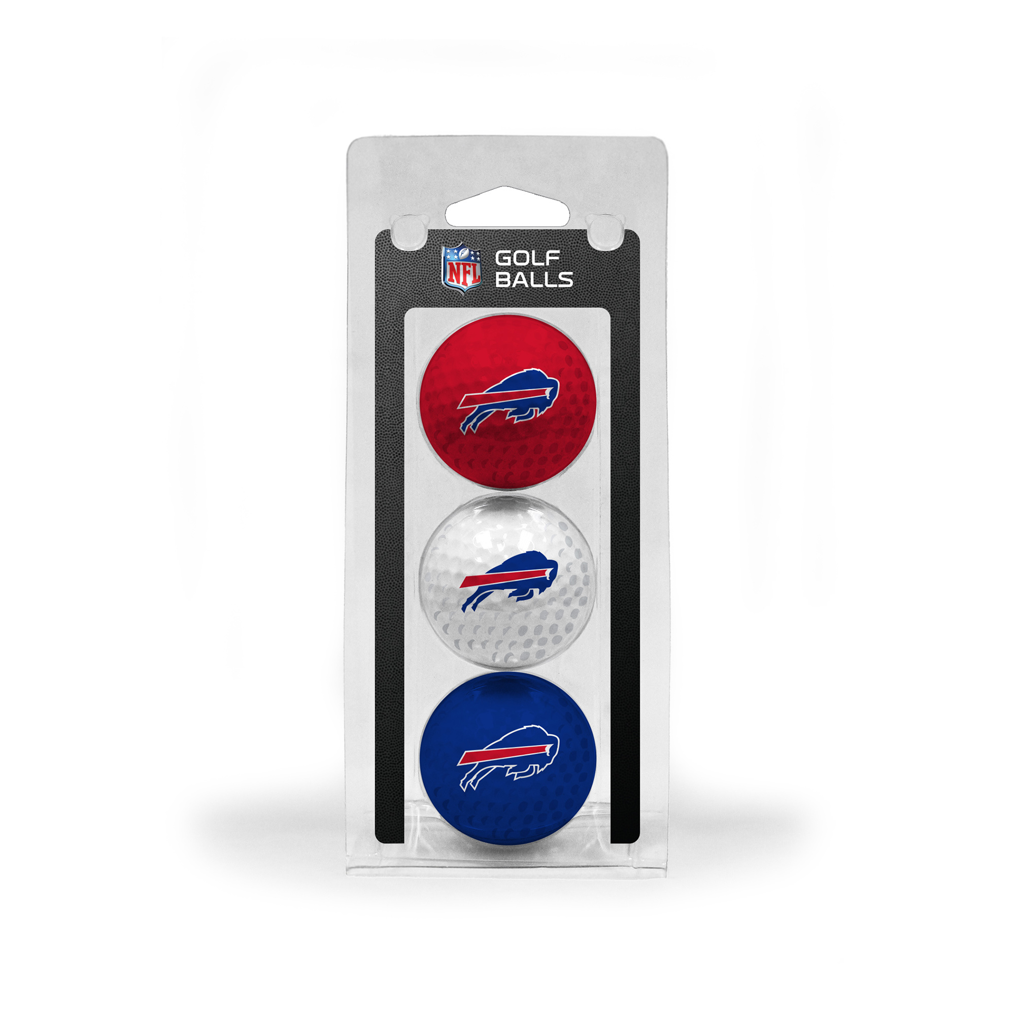 Buffalo Bills 3-Pack Multi-Colored Team Golf Ball Set