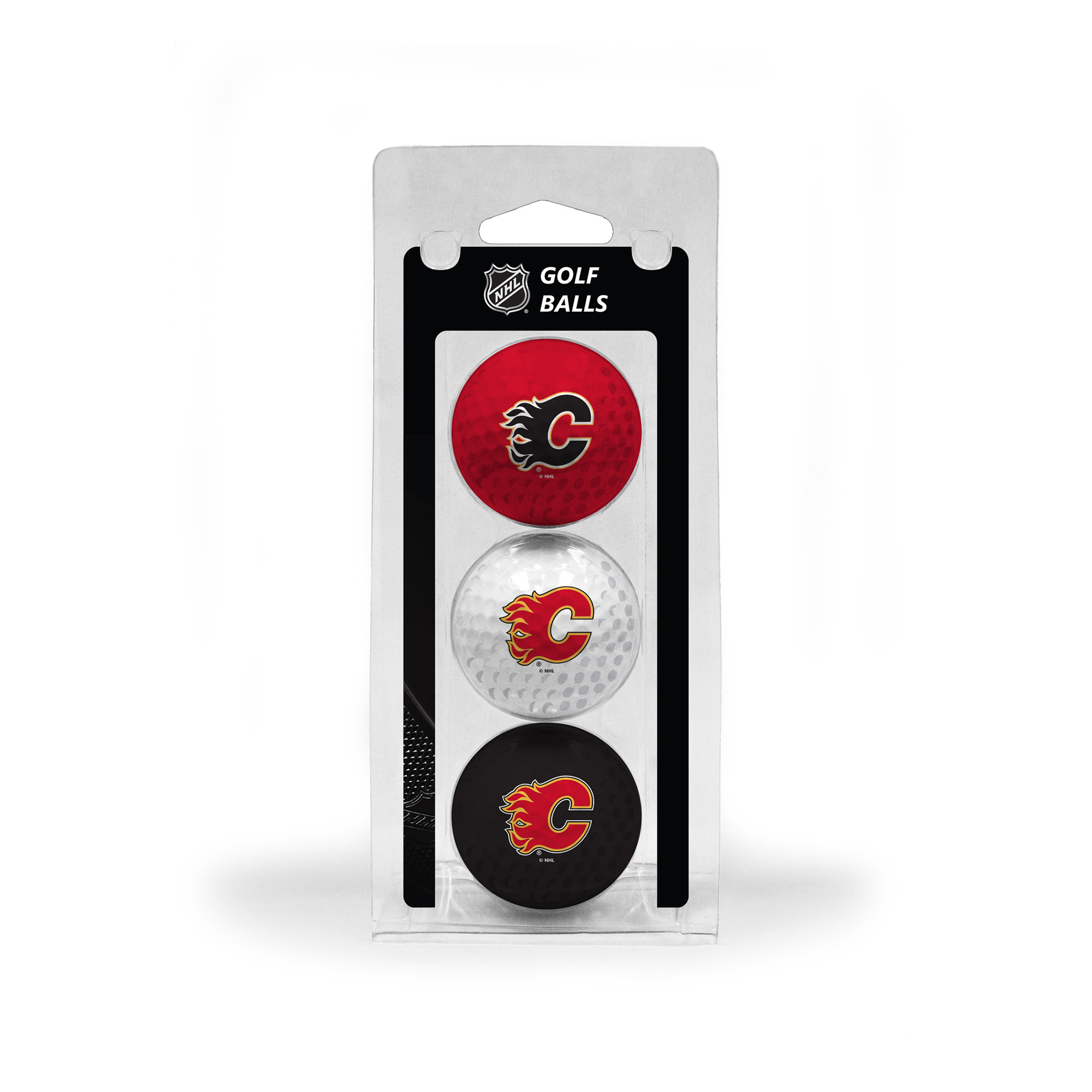 Calgary Flames 3-Pack Multi-Colored Team Golf Ball Set