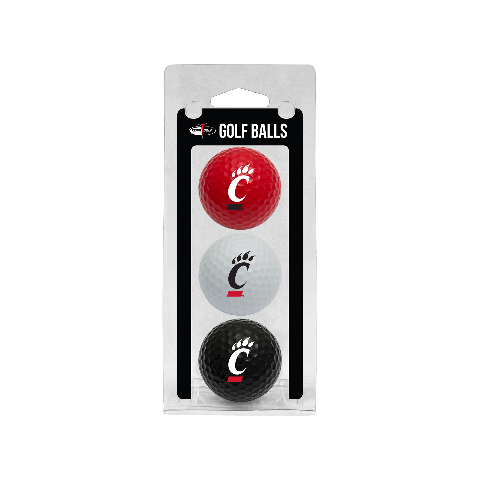 Cincinnati Bearcats 3-Pack Multi-Colored Team Golf Ball Set Cincinnati Bearcats 3-Pack Multi-Colored Team Golf Ball Set