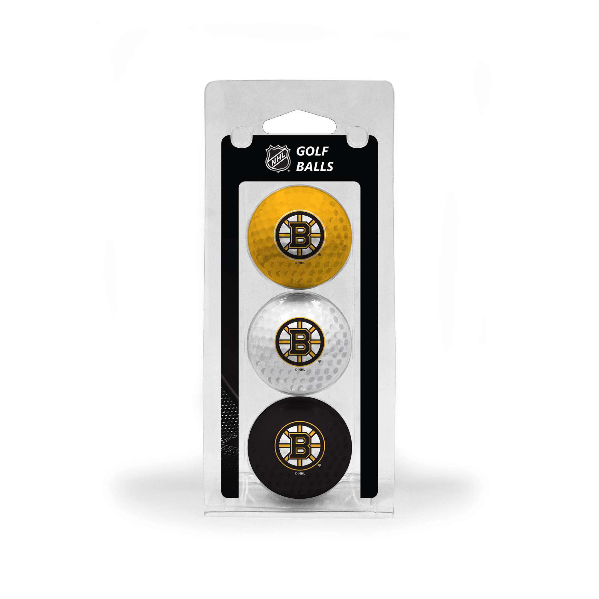 Boston Bruins 3-Pack Multi-Colored Team Golf Ball Set
