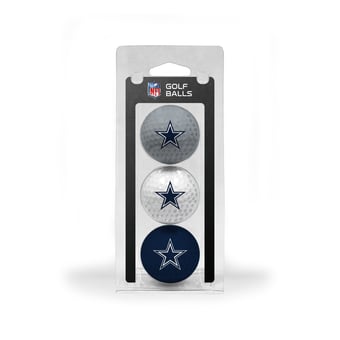 Dallas Cowboys 3-Pack Multi-Colored Team Golf Ball Set