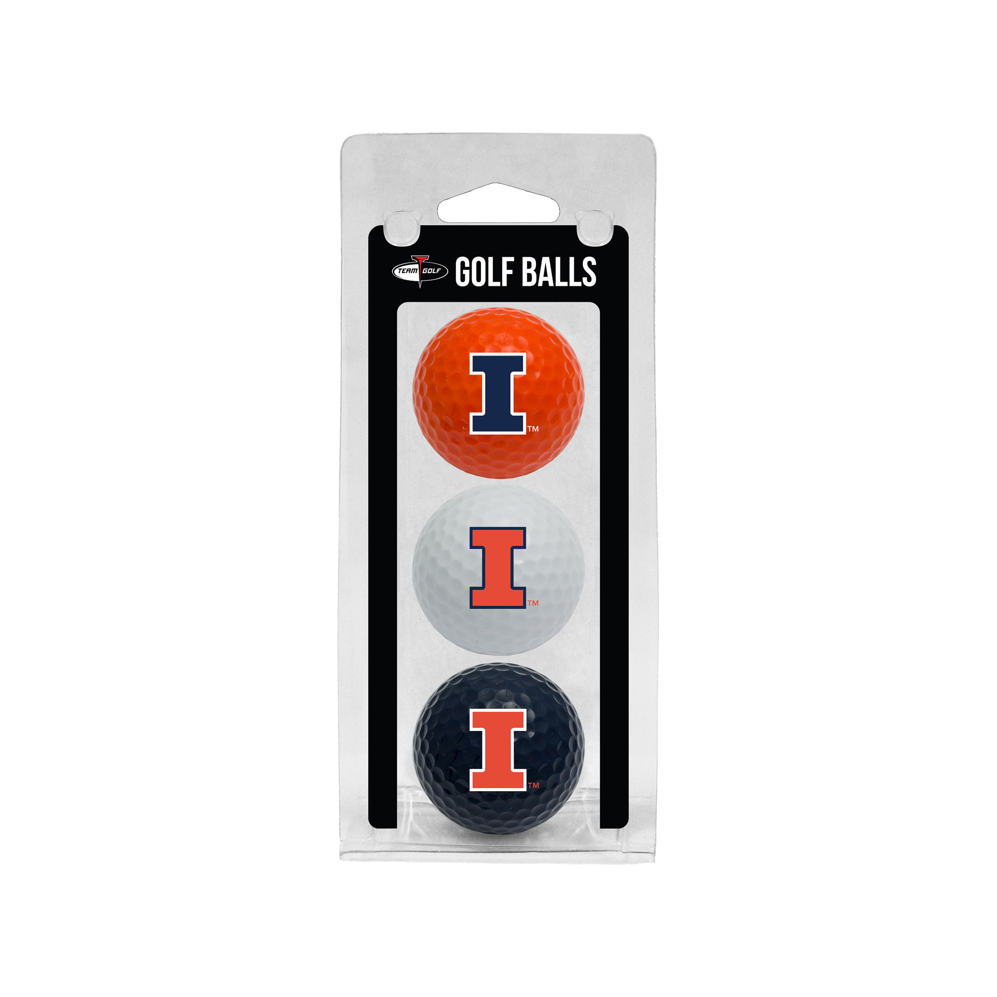Illinois Fighting Illini 3-Pack Multi-Colored Team Golf Ball Set Illinois Fighting Illini 3-Pack Multi-Colored Team Golf Ball Set