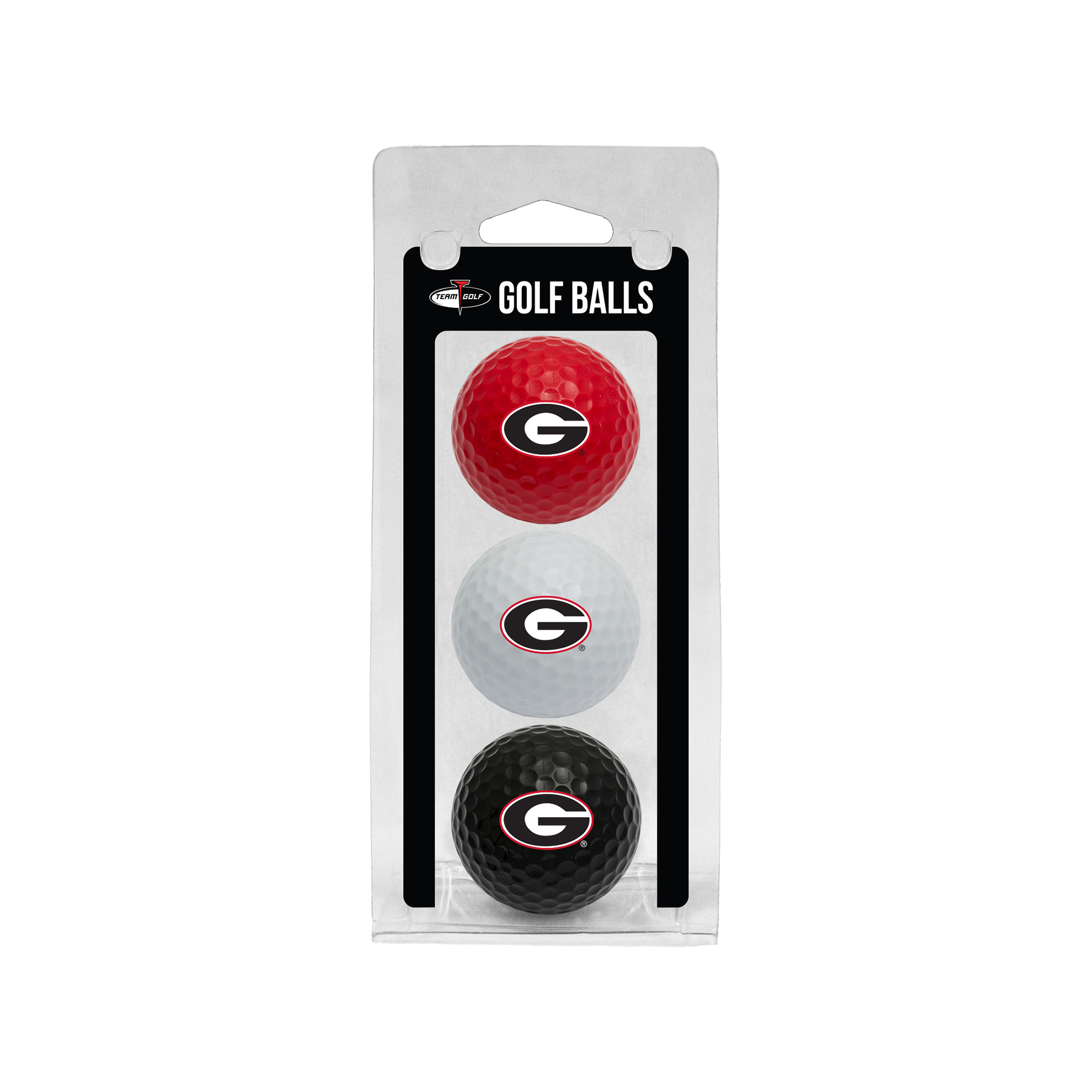 Georgia Bulldogs 3-Pack Multi-Colored Team Golf Ball Set