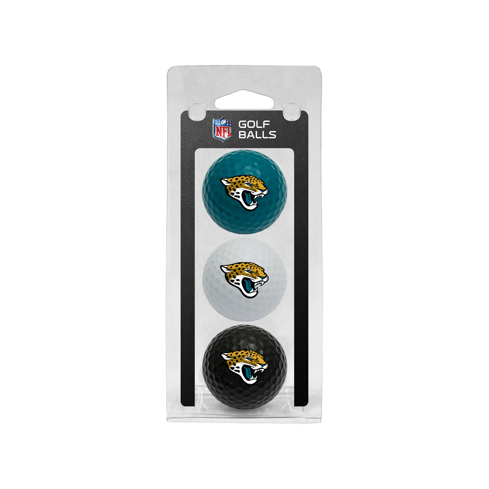 Jacksonville Jaguars 3-Pack Multi-Colored Team Golf Ball Set Jacksonville Jaguars 3-Pack Multi-Colored Team Golf Ball Set