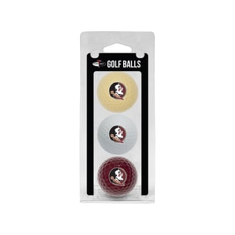 Florida State Seminoles 3-Pack Multi-Colored Team Golf Ball Set