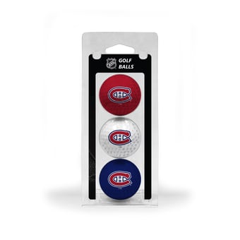 Montreal Canadiens 3-Pack Multi-Colored Team Golf Ball Set