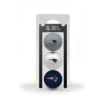 New England Patriots 3-Pack Multi-Colored Team Golf Ball Set