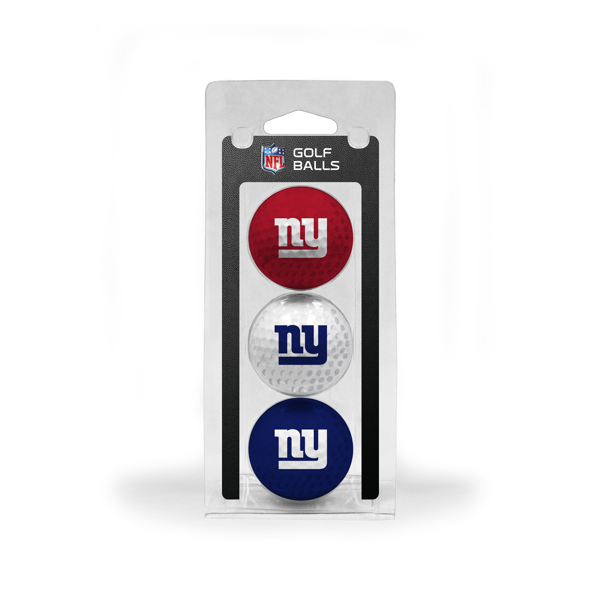 New York Giants 3-Pack Multi-Colored Team Golf Ball Set