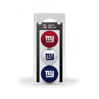 New York Giants 3-Pack Multi-Colored Team Golf Ball Set