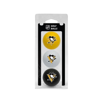 Pittsburgh Penguins 3-Pack Multi-Colored Team Golf Ball Set