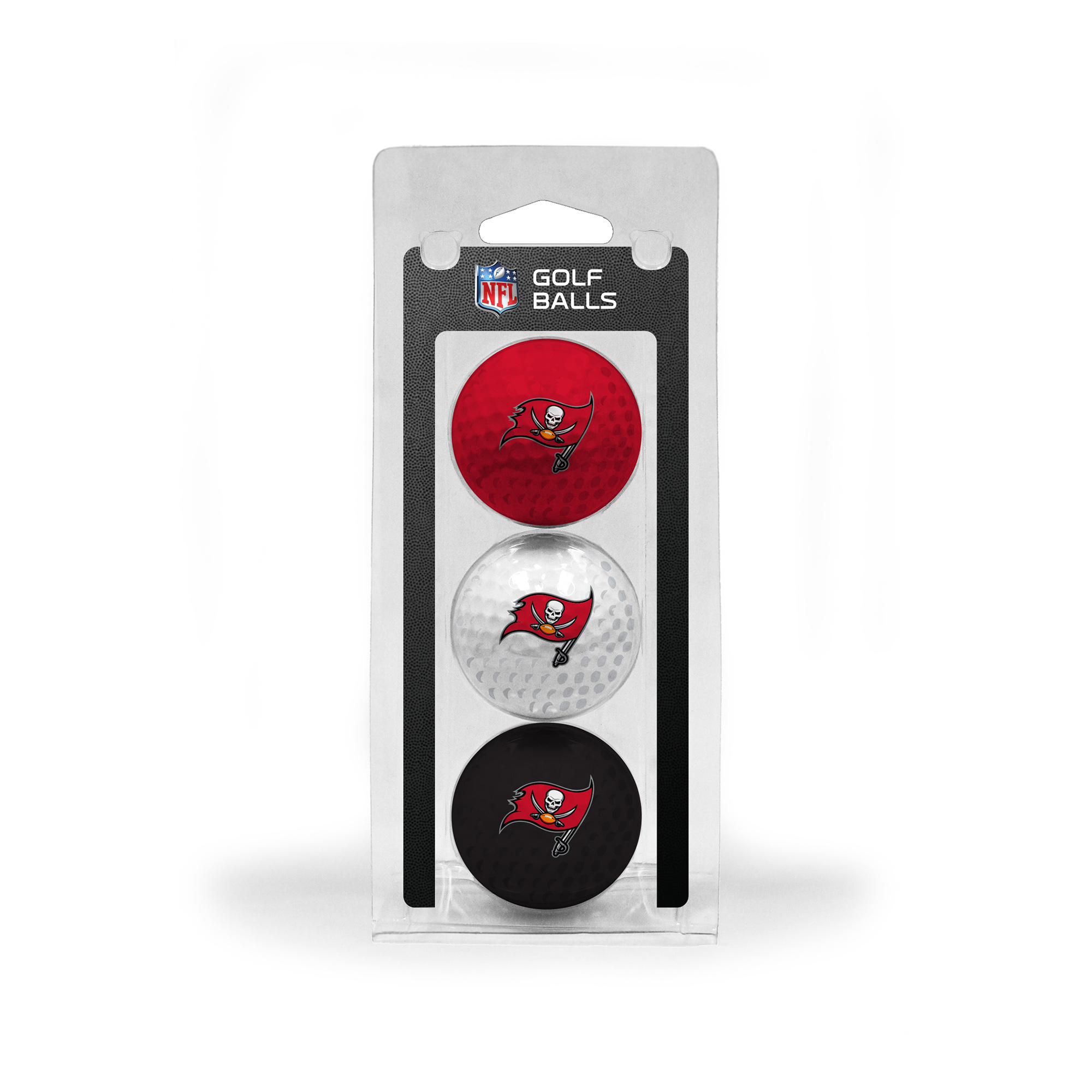 Tampa Bay Buccaneers 3-Pack Multi-Colored Team Golf Ball Set