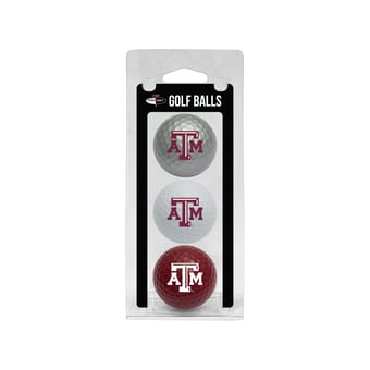 Texas A&M Aggies 3-Pack Multi-Colored Team Golf Ball Set