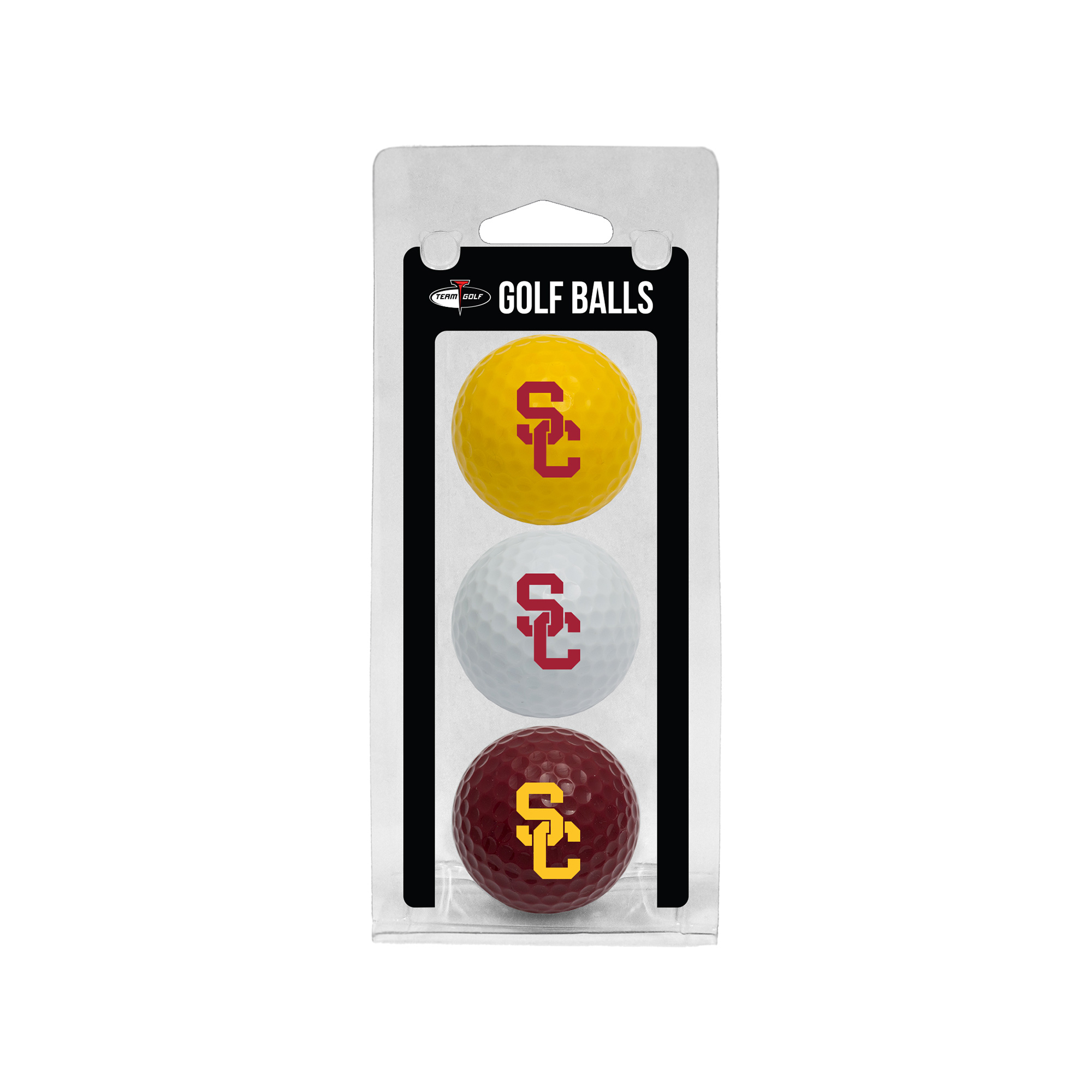 USC Trojans 3-Pack Multi-Colored Team Golf Ball Set USC Trojans 3-Pack Multi-Colored Team Golf Ball Set