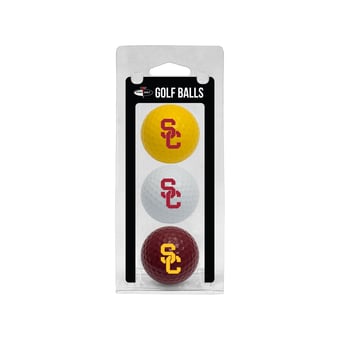 USC Trojans 3-Pack Multi-Colored Team Golf Ball Set