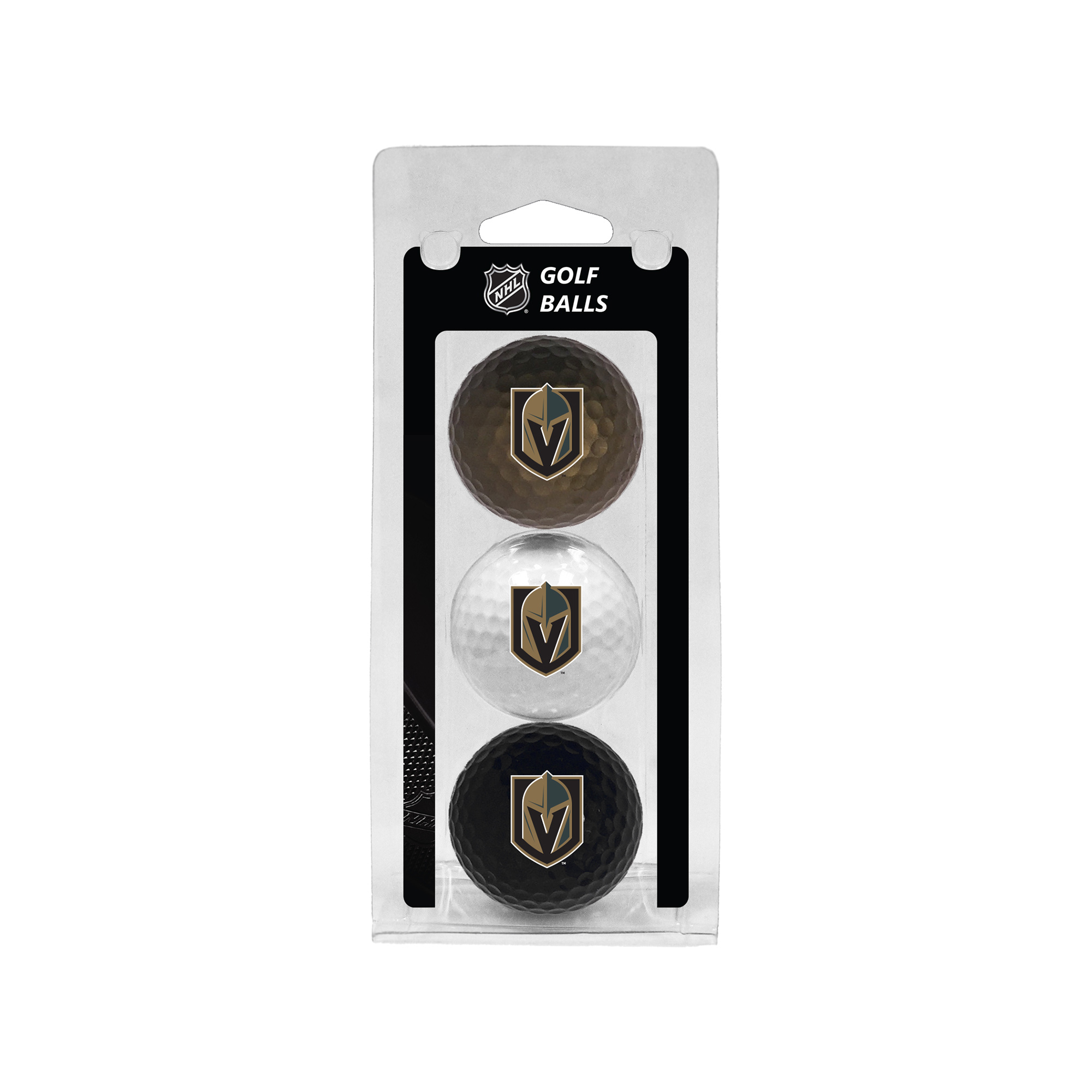 Vegas Golden Knights 3-Pack Multi-Colored Team Golf Ball Set