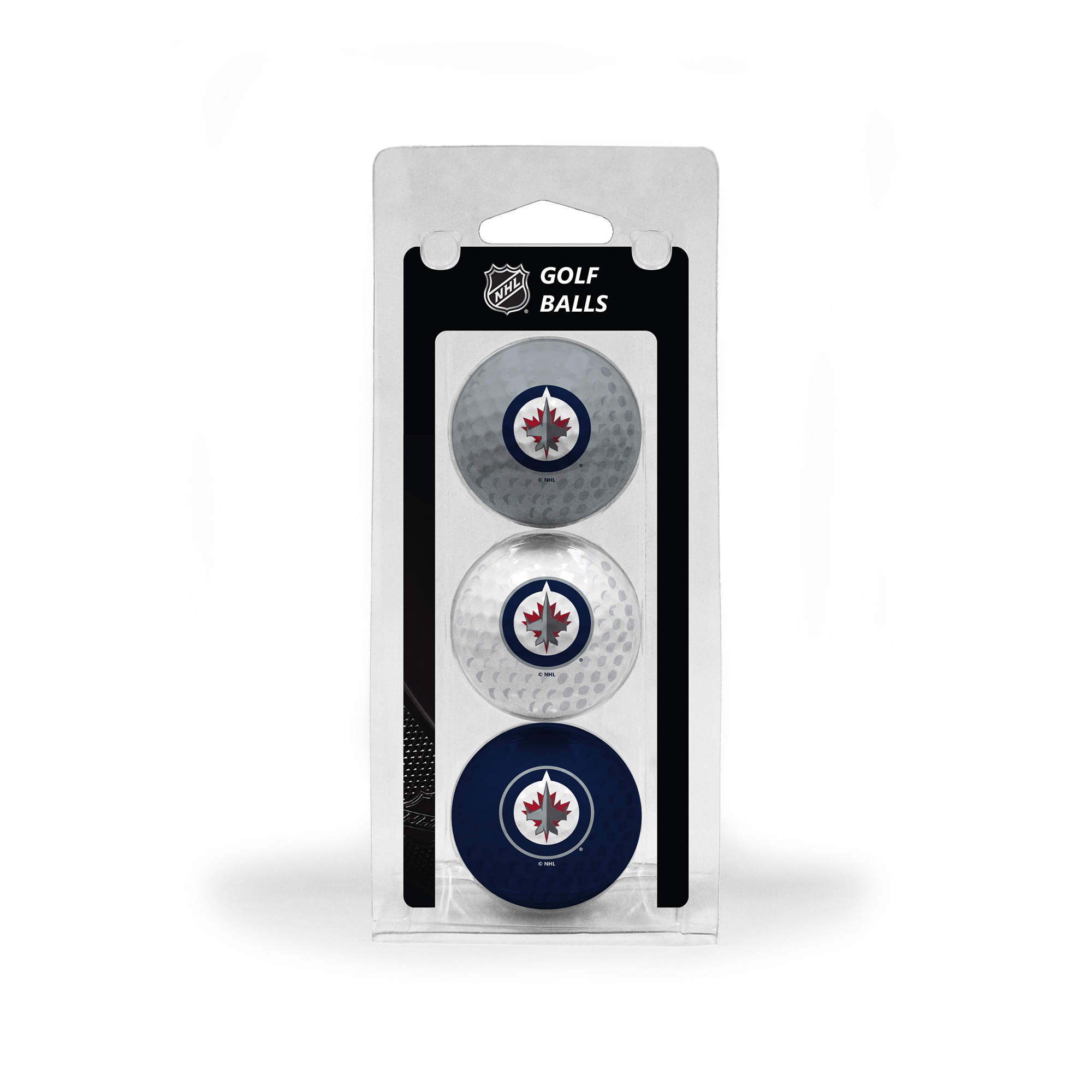 Winnipeg Jets 3-Pack Multi-Colored Team Golf Ball Set Winnipeg Jets 3-Pack Multi-Colored Team Golf Ball Set
