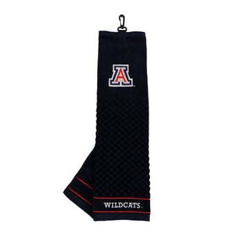 Arizona Wildcats 16" X 22" Tri-Fold Embroidered Scrubber Golf Towel
