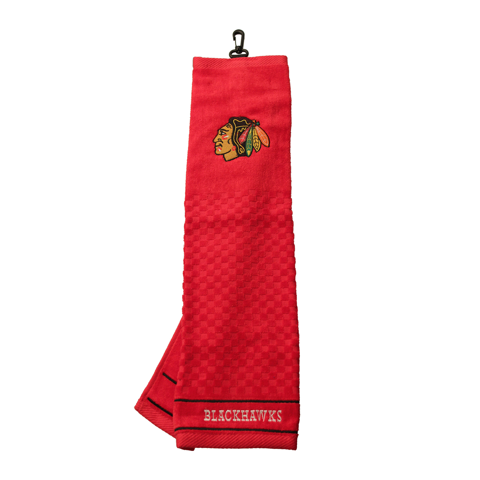 Chicago Blackhawks 16″ X 22″ Tri-Fold Embroidered Scrubber Golf Towel