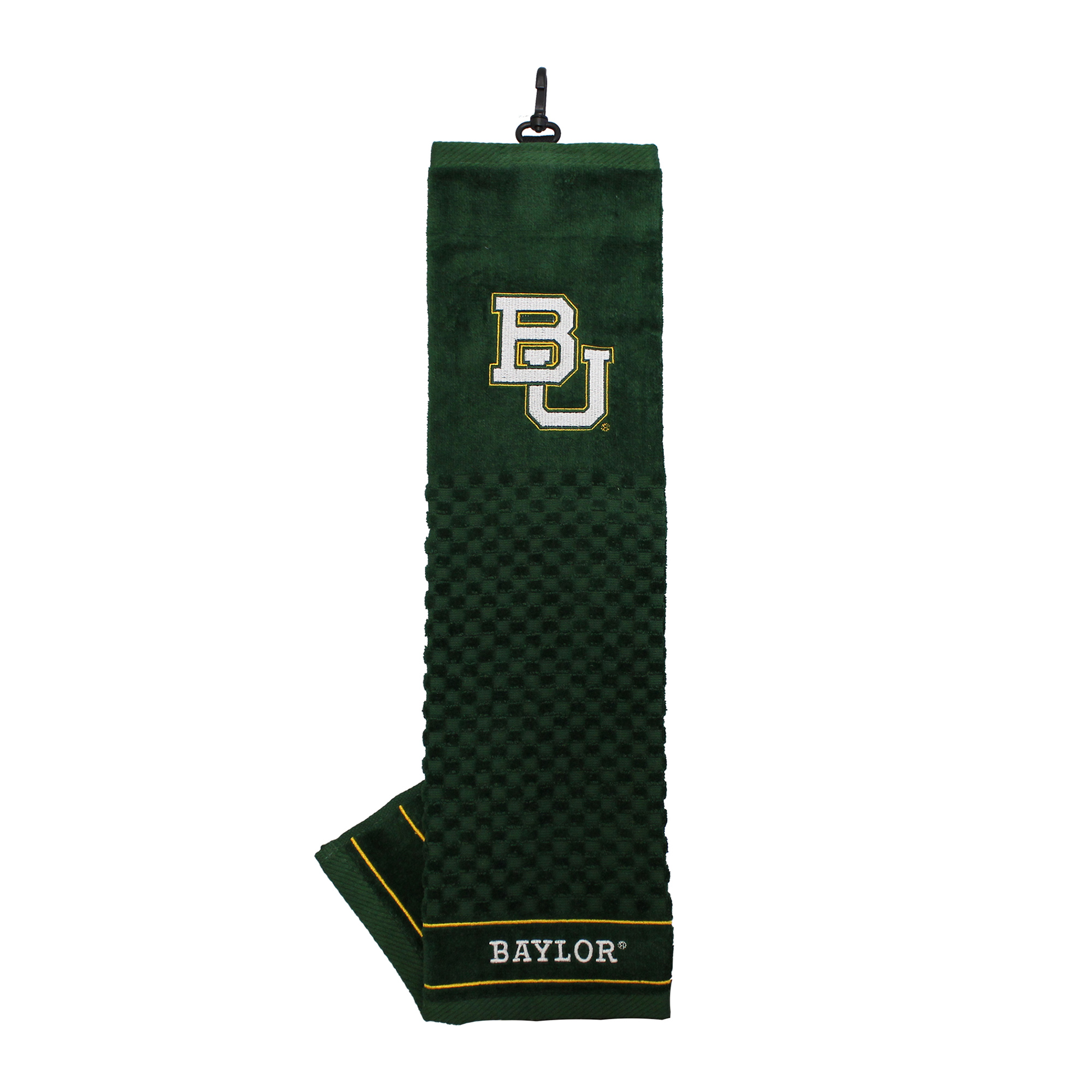 Baylor Bears 16" X 22" Tri-Fold Embroidered Scrubber Golf Towel