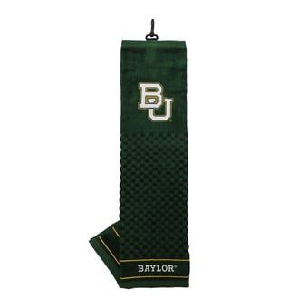 Baylor Bears 16" X 22" Tri-Fold Embroidered Scrubber Golf Towel