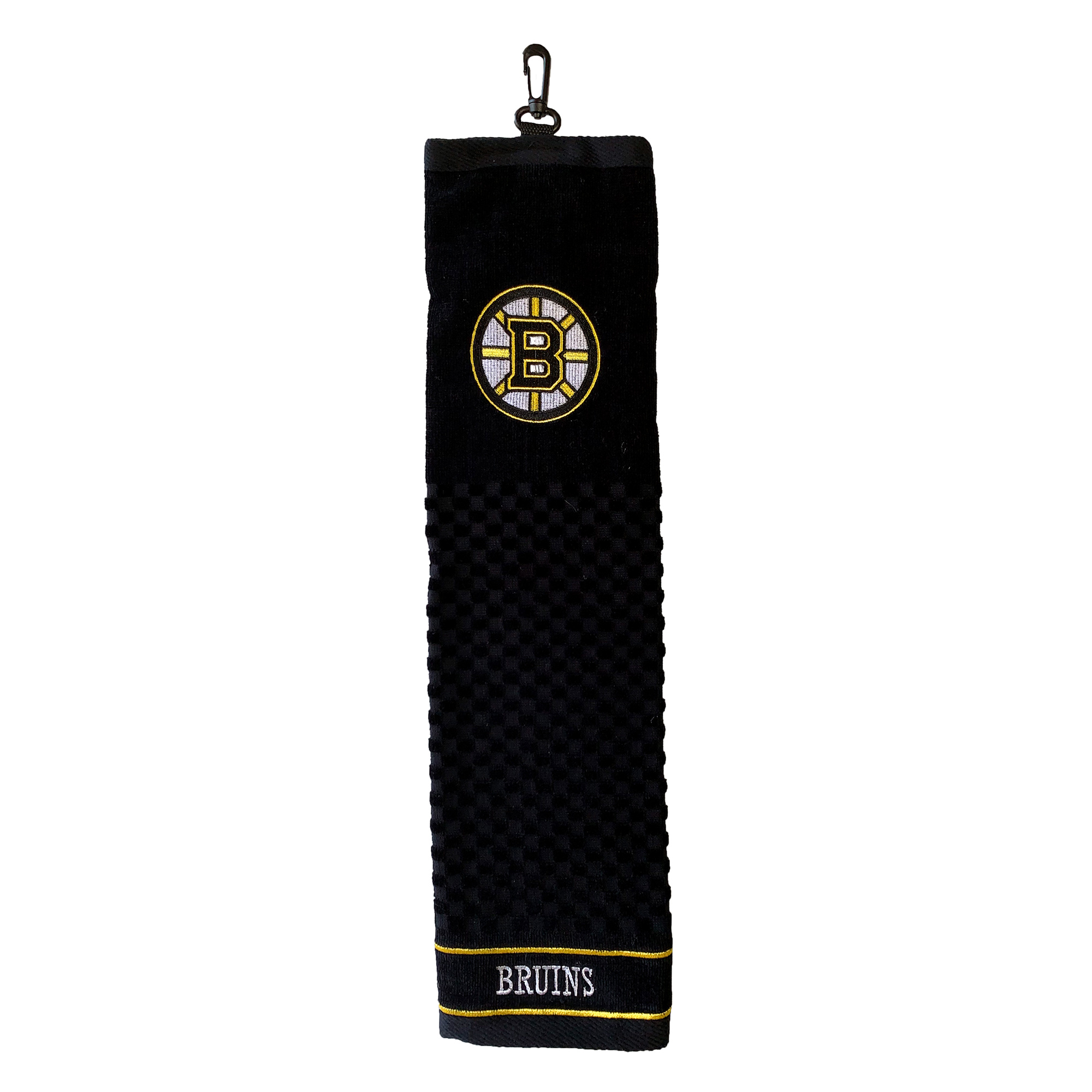 Boston Bruins 16" X 22" Tri-Fold Embroidered Scrubber Golf Towel