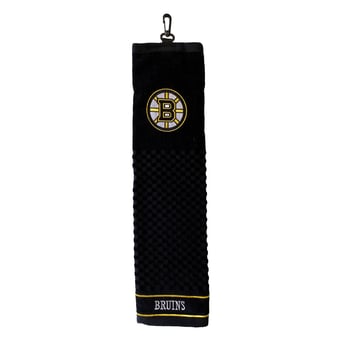 Boston Bruins 16" X 22" Tri-Fold Embroidered Scrubber Golf Towel