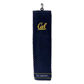 Cal Bears 16" X 22" Tri-Fold Embroidered Scrubber Golf Towel