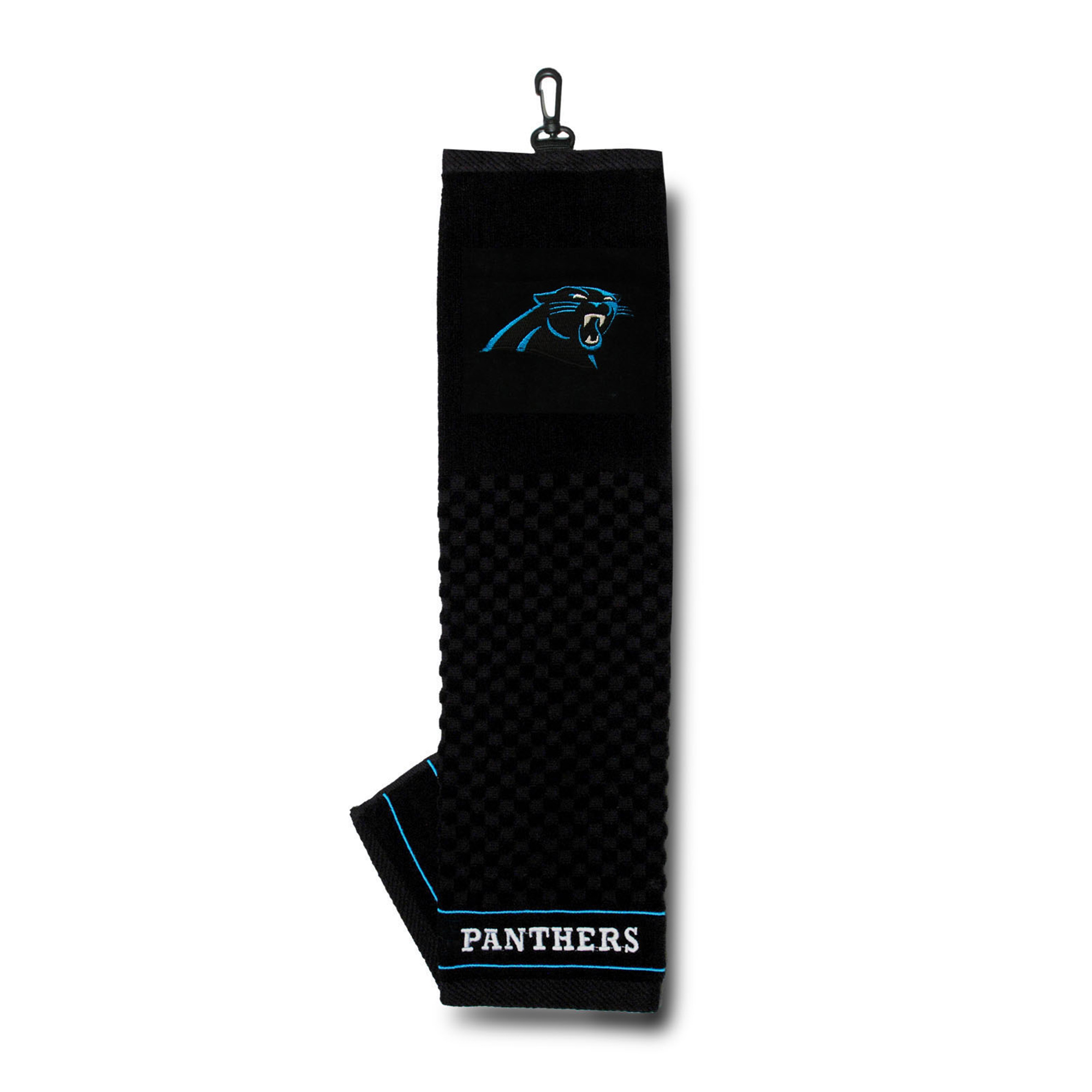 Carolina Panthers 16" X 22" Tri-Fold Embroidered Scrubber Golf Towel