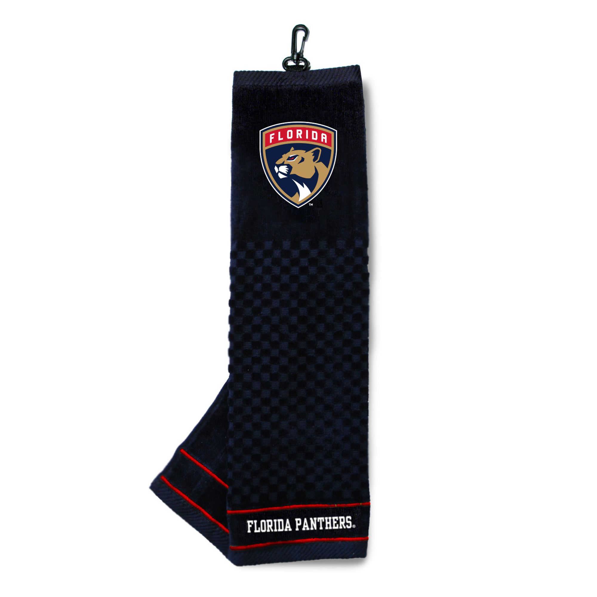Florida Panthers 16" X 22" Tri-Fold Embroidered Scrubber Golf Towel