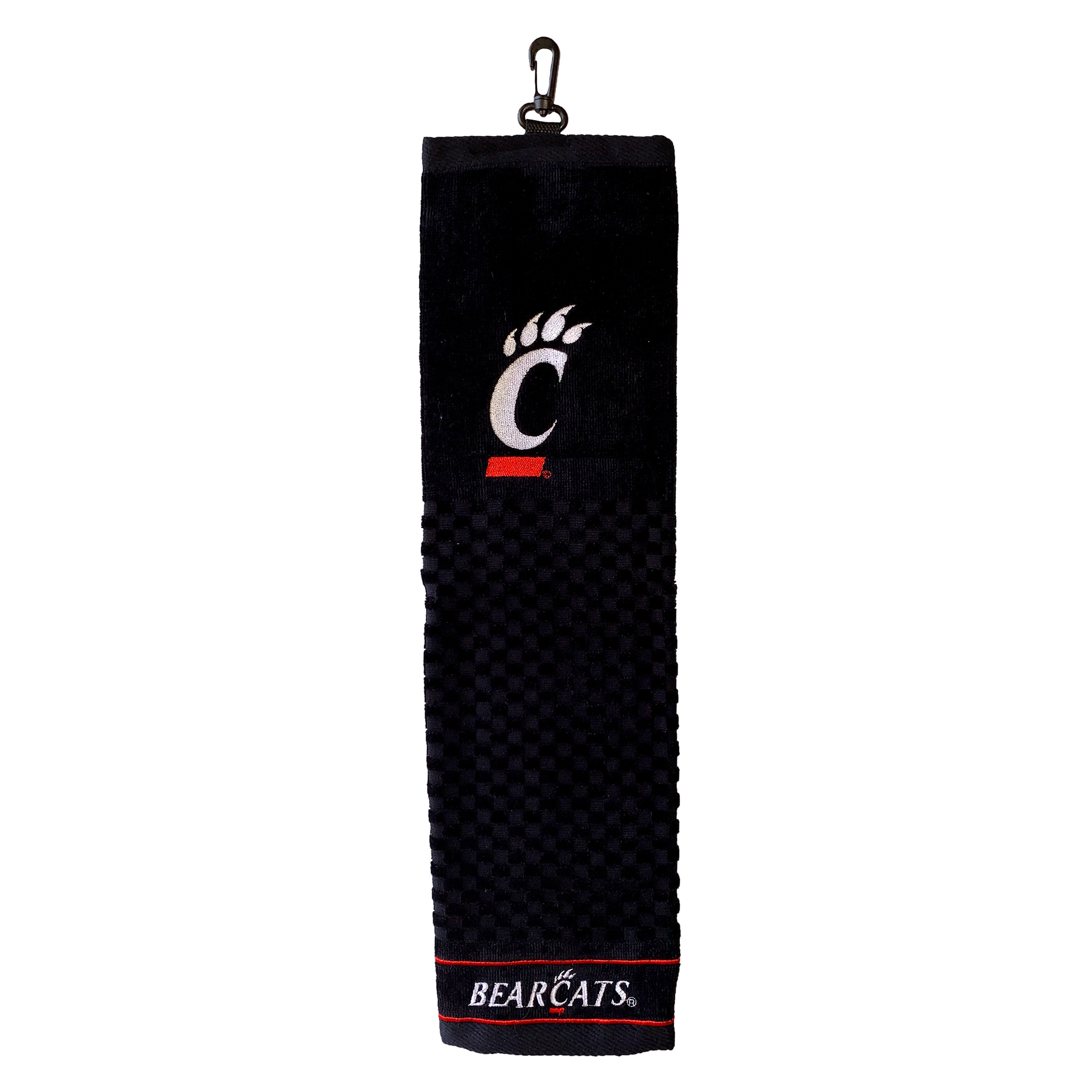Cincinnati Bearcats 16" X 22" Tri-Fold Embroidered Scrubber Golf Towel