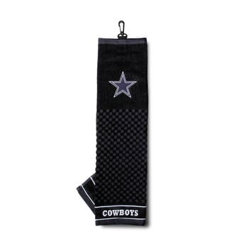 "Dallas Cowboys 16"" X 22"" Tri-Fold Embroidered Scrubber Golf Towel"