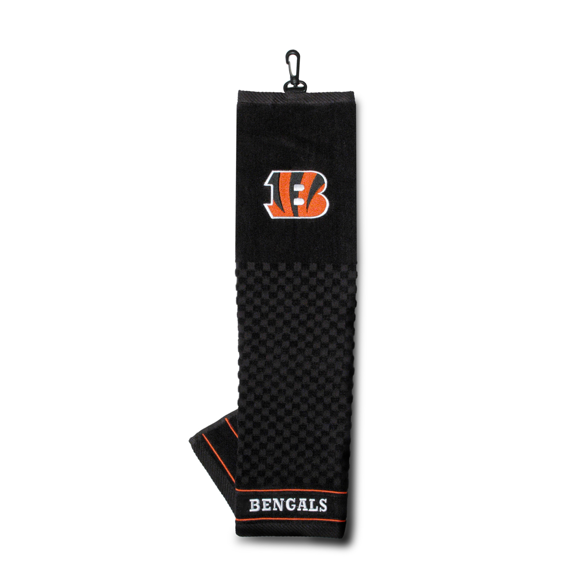 Cincinnati Bengals 16″ X 22″ Tri-Fold Embroidered Scrubber Golf Towel Cincinnati Bengals 16″ X 22″ Tri-Fold Embroidered Scrubber Golf Towel