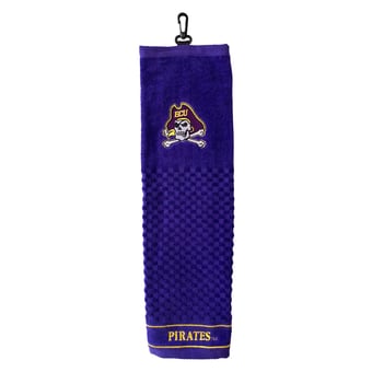 ECU Pirates 16" X 22" Tri-Fold Embroidered Scrubber Golf Towel