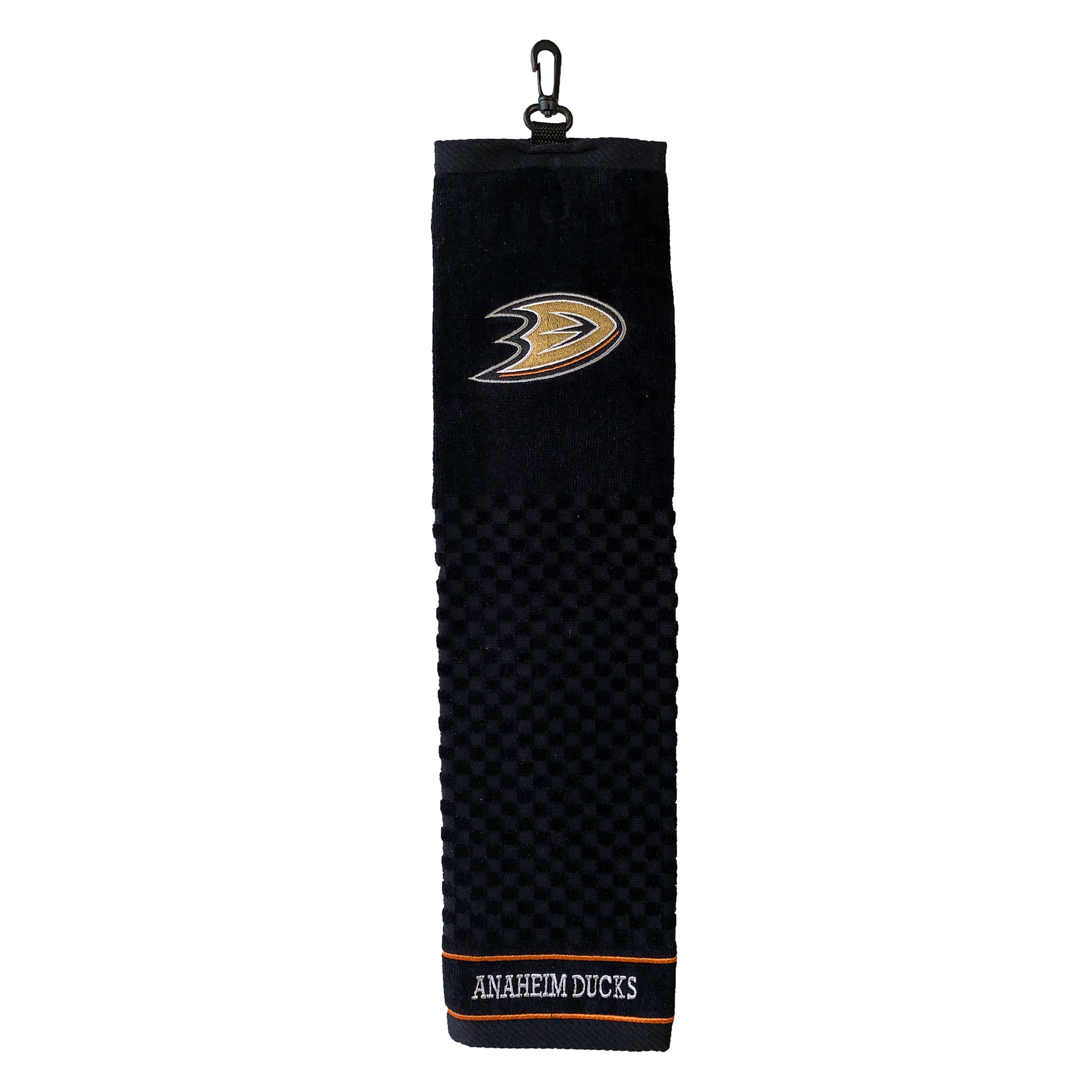 Anaheim Ducks 16" X 22" Tri-Fold Embroidered Scrubber Golf Towel