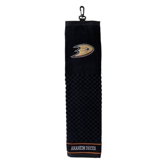 Anaheim Ducks 16" X 22" Tri-Fold Embroidered Scrubber Golf Towel