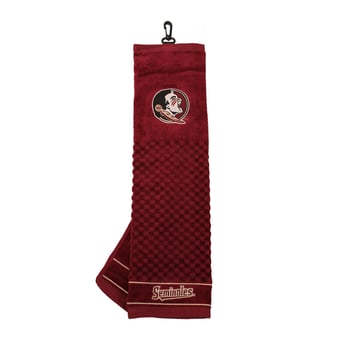 "Florida State Seminoles 16"" X 22"" Tri-Fold Embroidered Scrubber Golf Towel"