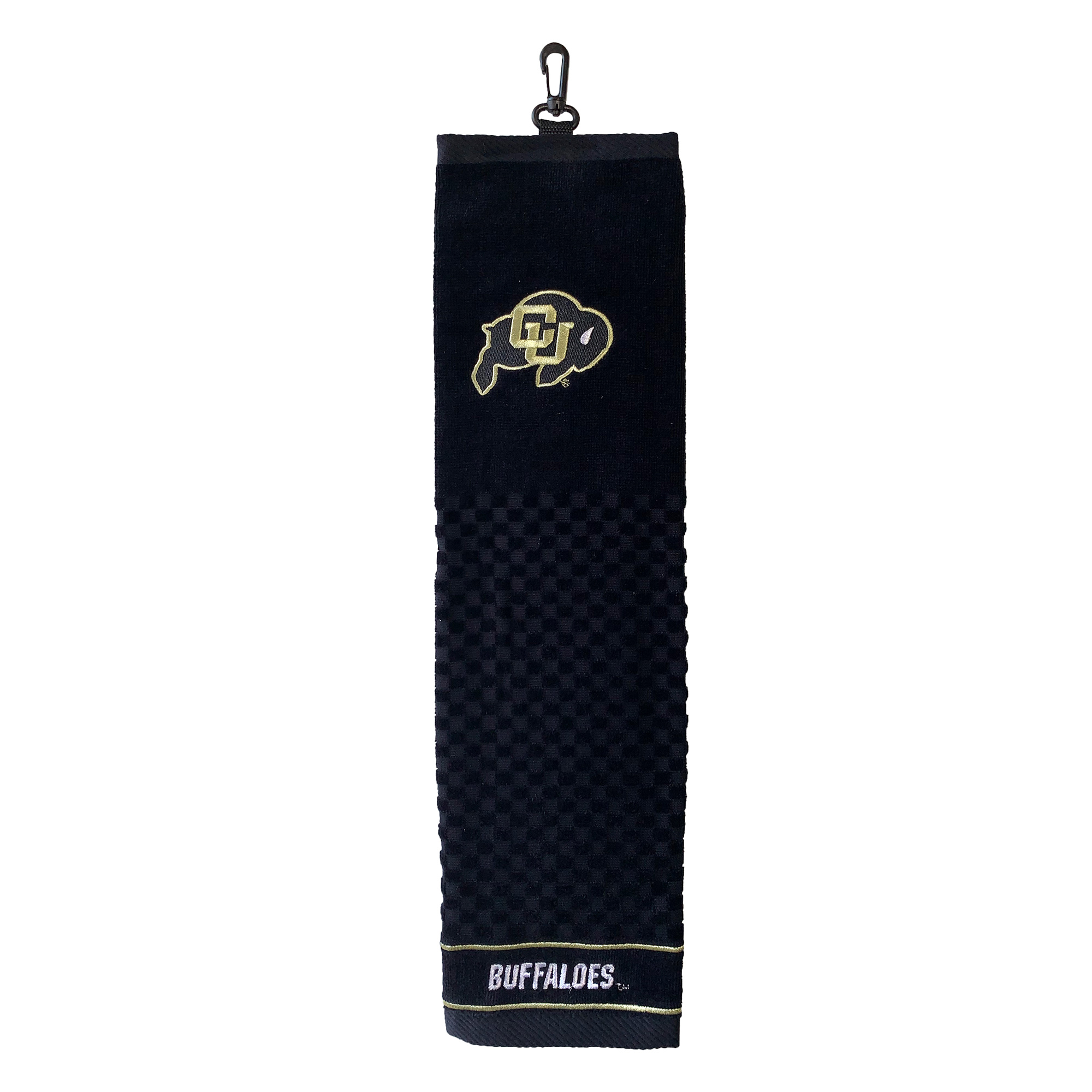 Colorado Buffaloes 16" X 22" Tri-Fold Embroidered Scrubber Golf Towel