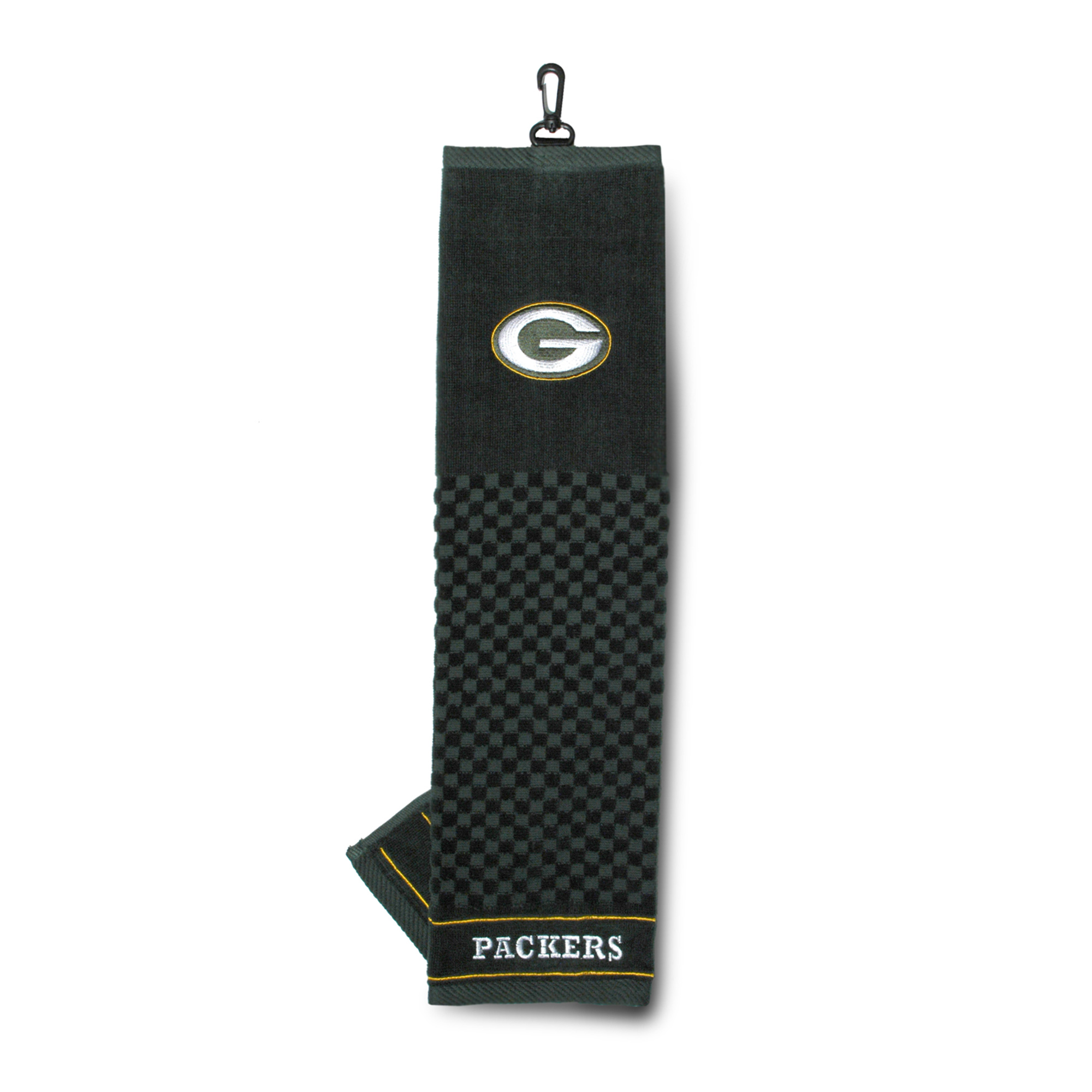 Green Bay Packers 16" X 22" Tri-Fold Embroidered Scrubber Golf Towel
