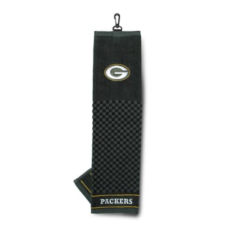 "Green Bay Packers 16"" X 22"" Tri-Fold Embroidered Scrubber Golf Towel"