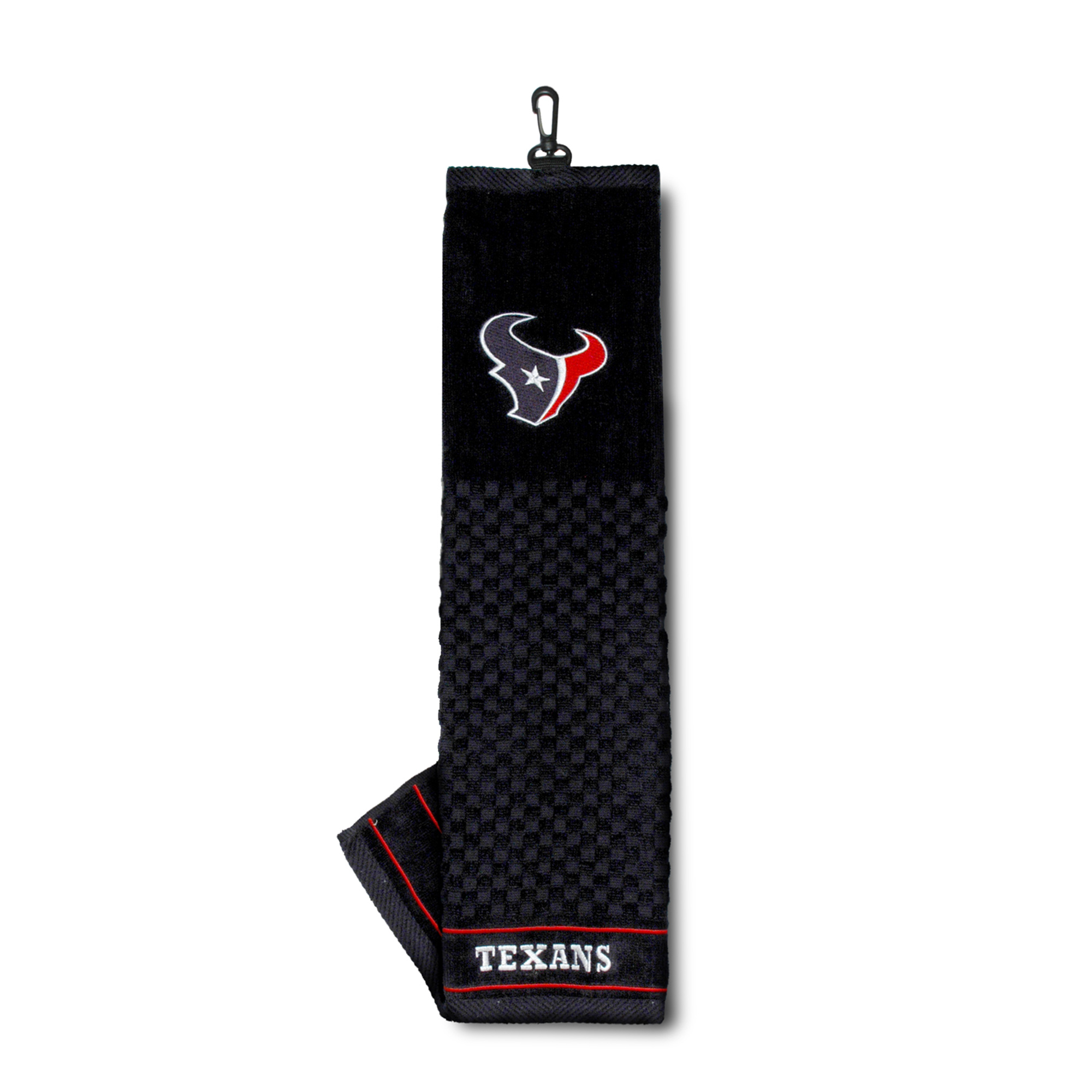Houston Texans 16" X 22" Tri-Fold Embroidered Scrubber Golf Towel