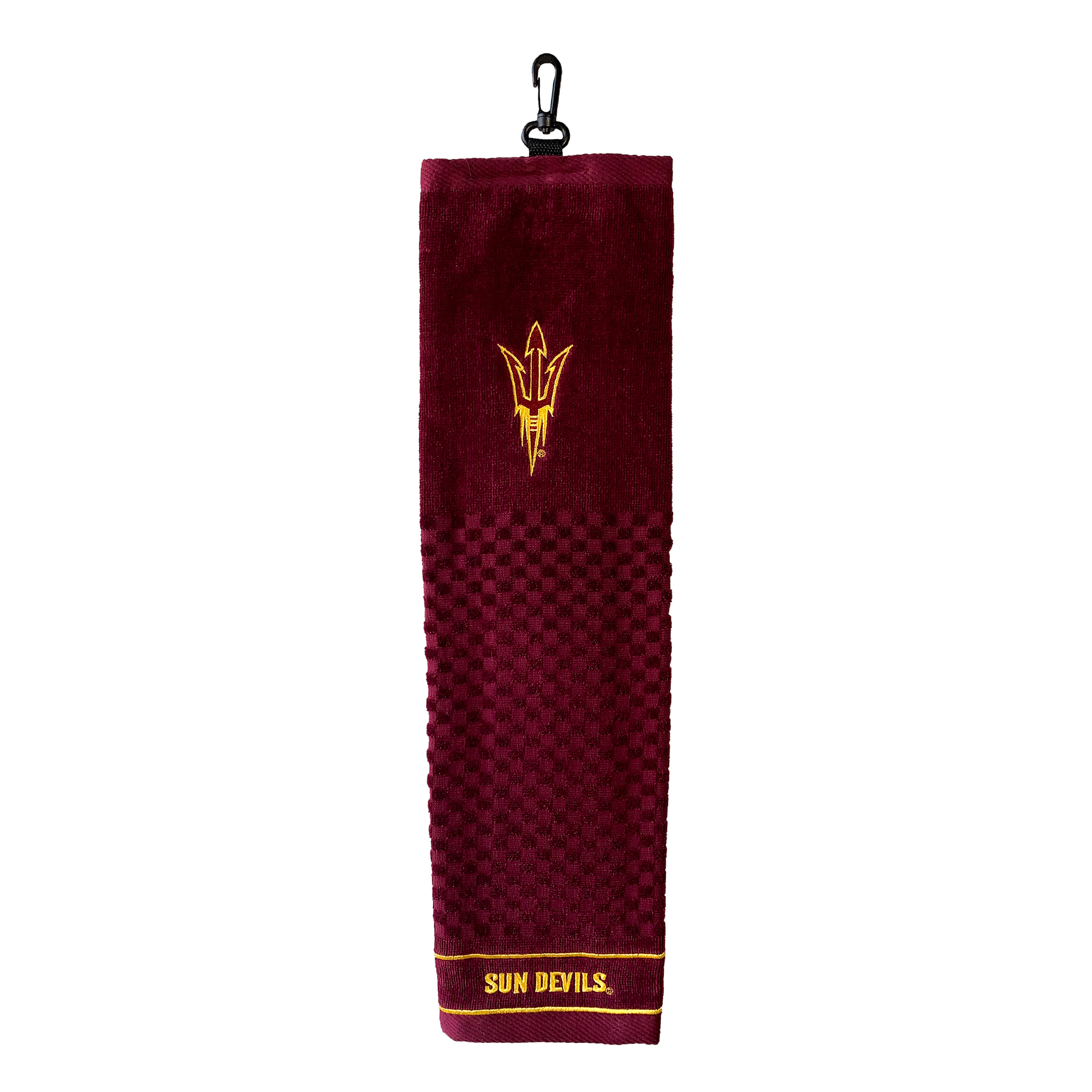 Arizona State Sun Devils 16″ X 22″ Tri-Fold Embroidered Scrubber Golf Towel Arizona State Sun Devils 16″ X 22″ Tri-Fold Embroidered Scrubber Golf Towel