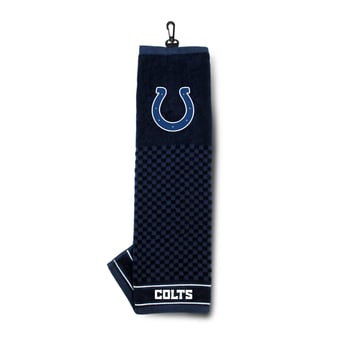 Indianapolis Colts 16" X 22" Tri-Fold Embroidered Scrubber Golf Towel