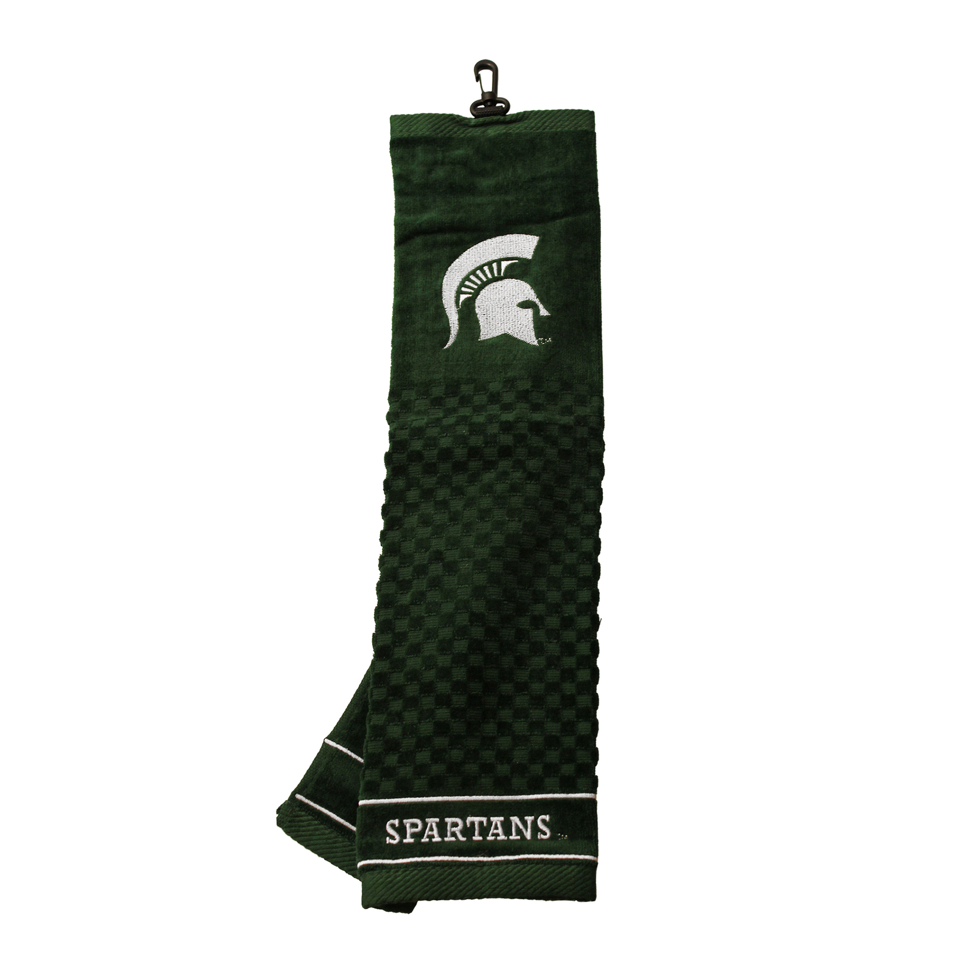 Michigan State Spartans 16" X 22" Tri-Fold Embroidered Scrubber Golf Towel