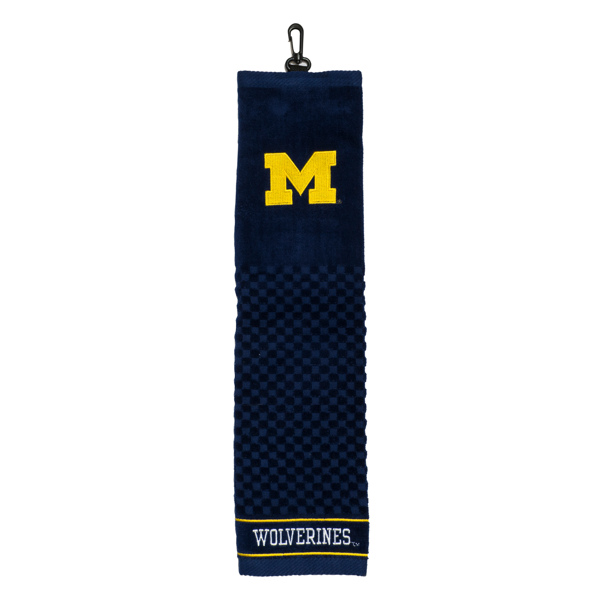 Michigan Wolverines 16" X 22" Tri-Fold Embroidered Scrubber Golf Towel
