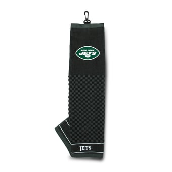 New York Jets 16" X 22" Tri-Fold Embroidered Scrubber Golf Towel