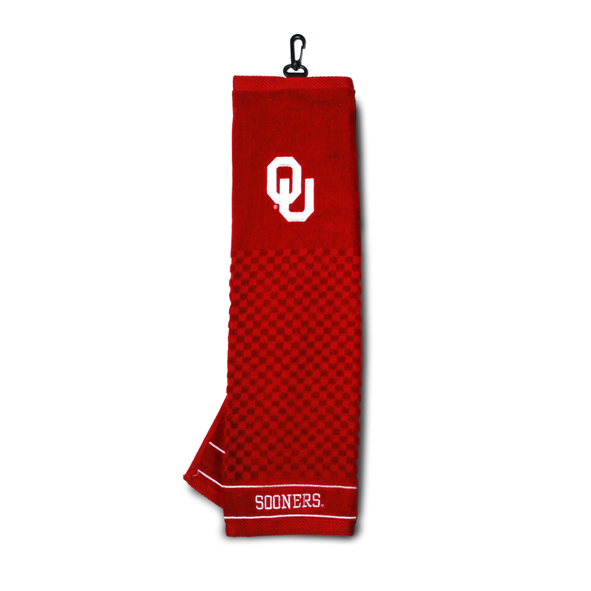 Oklahoma Sooners 16" X 22" Tri-Fold Embroidered Scrubber Golf Towel